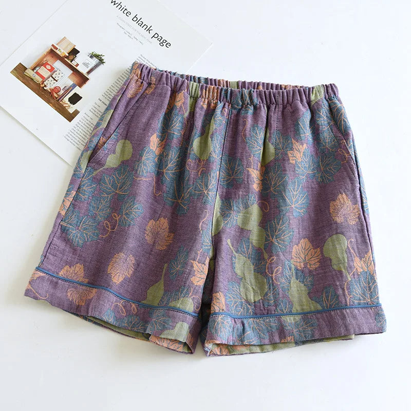 Nami Bloom Summer Cotton Shorts