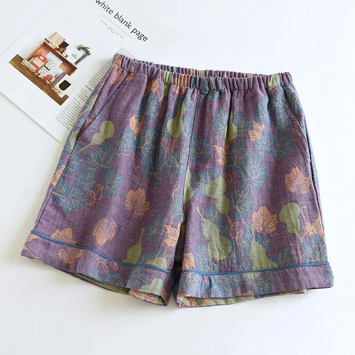 Nami Bloom Summer Cotton Shorts