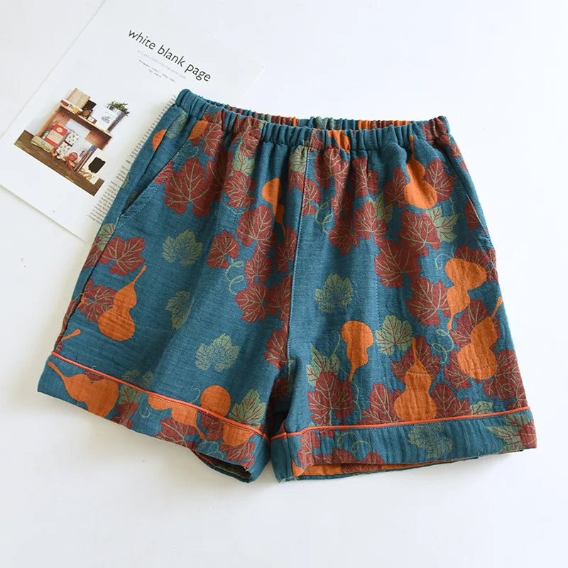 Nami Bloom Summer Cotton Shorts
