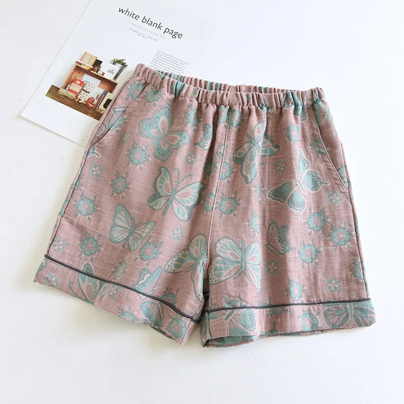 Nami Bloom Summer Cotton Shorts