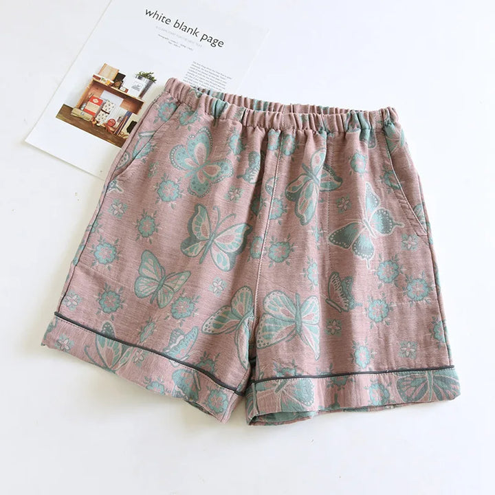 Nami Bloom Summer Cotton Shorts