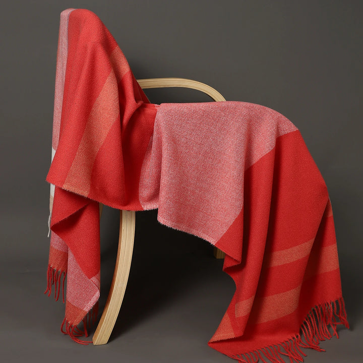 Camden Plaid Winter Shawl