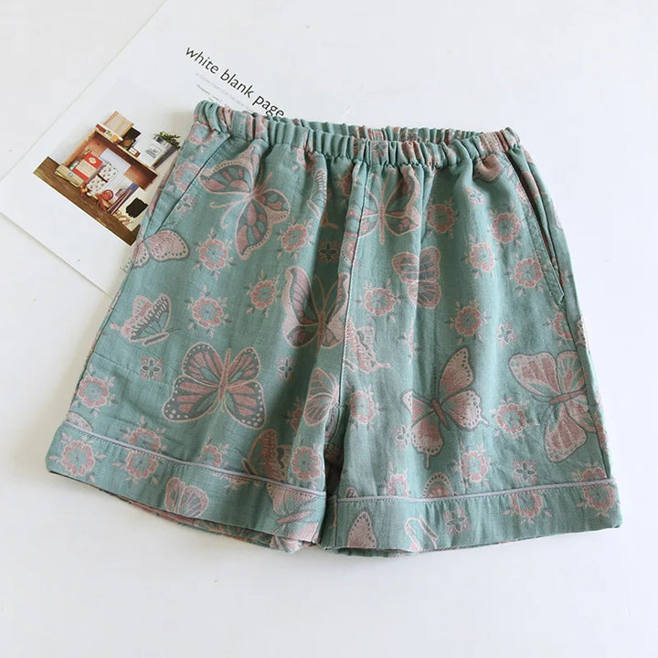 Nami Bloom Summer Cotton Shorts