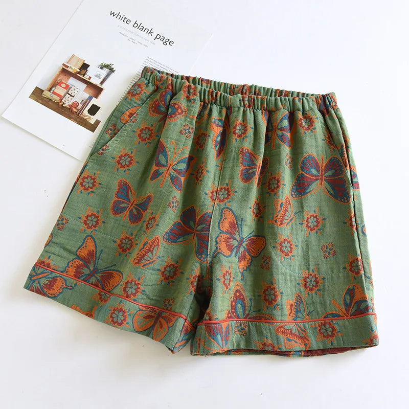 Nami Bloom Summer Cotton Shorts