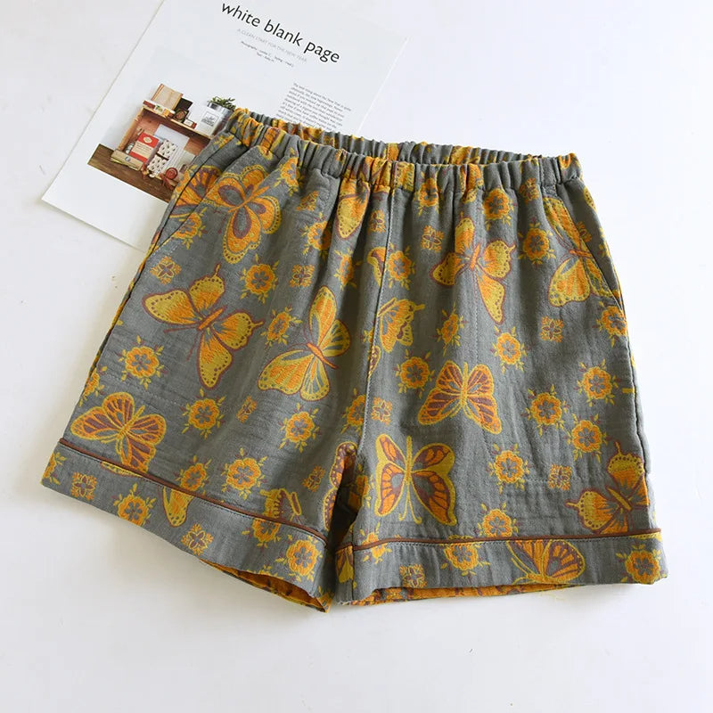 Nami Bloom Summer Cotton Shorts