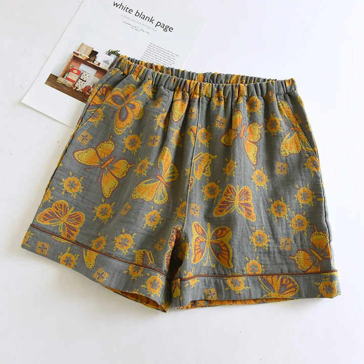 Nami Bloom Summer Cotton Shorts