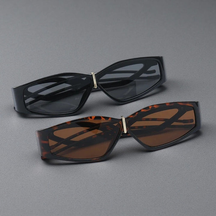 Noir Velisse Sculpted Sunglasses