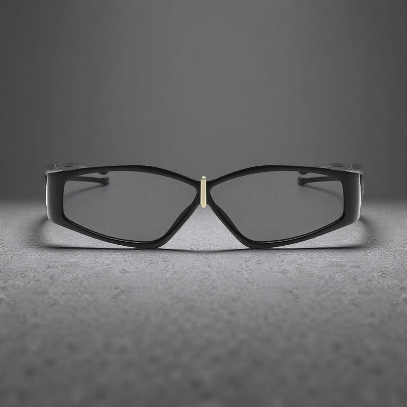 Noir Velisse Sculpted Sunglasses