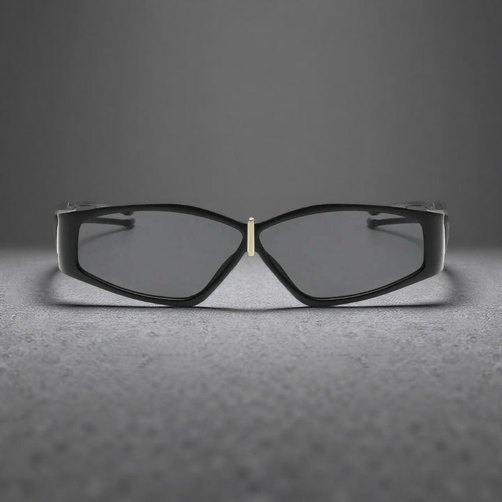 Noir Velisse Sculpted Sunglasses