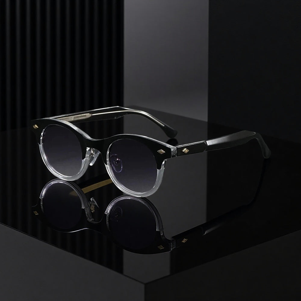 Torque Acetate Round Sunglasses