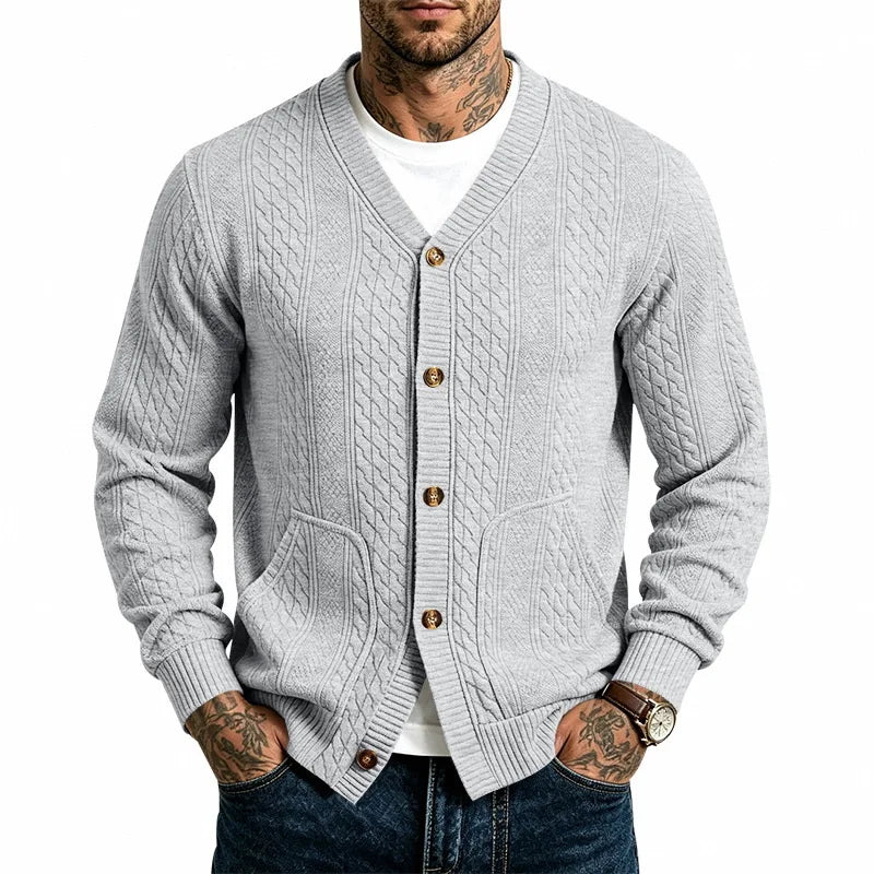 Bellmont V-Neck Knit Cardigan