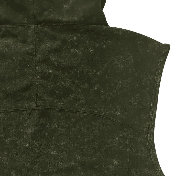 Wardlow Washed Sleeveless Hoodie
