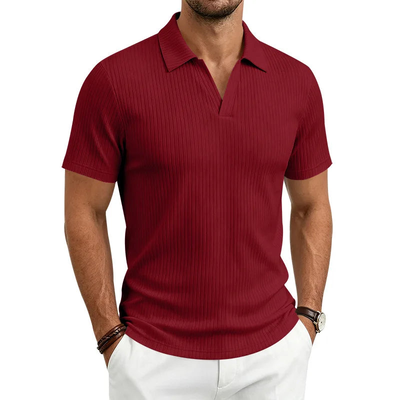 Ashford Open Collar Polo