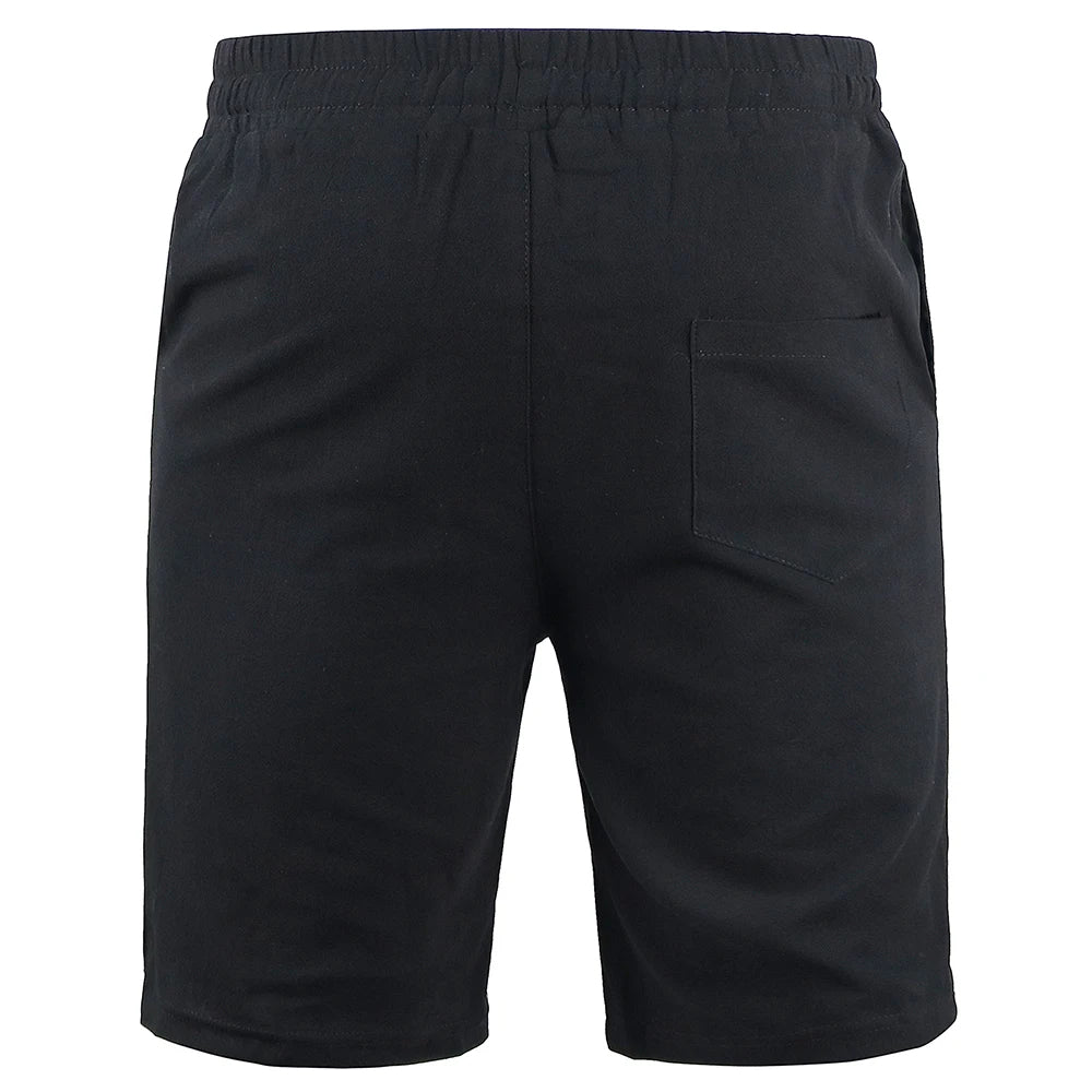 Men's Cotton Linen Shorts | Lightweight Breathable Summer Essential | Classic Solid Style