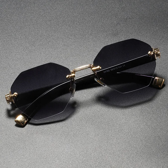 Noctra Polygon Rimless Shades