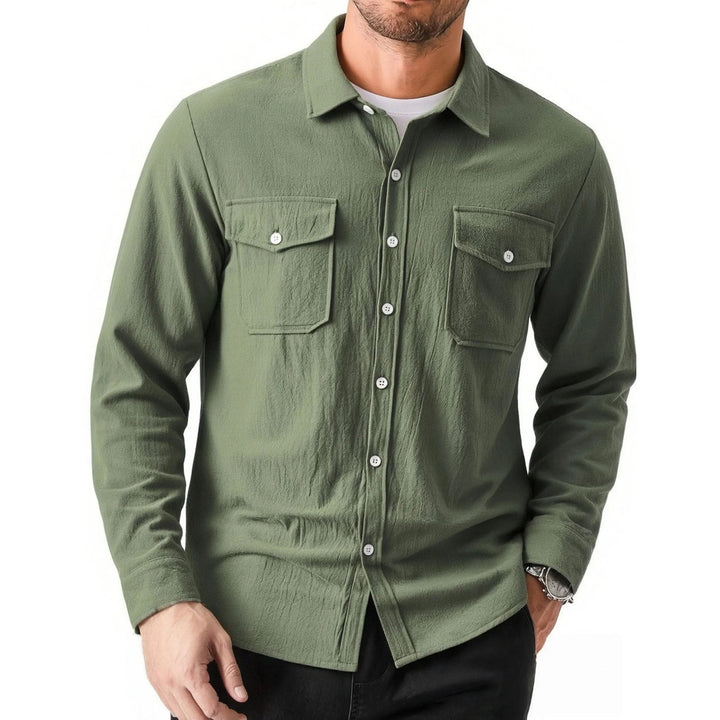 Ashcroft Cotton Linen Shirt Jacket