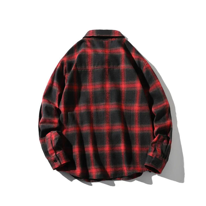 Driftwood Loose-Fit Plaid Shirt
