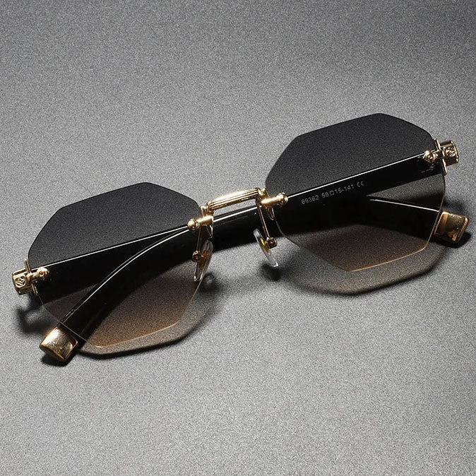 Noctra Polygon Rimless Shades