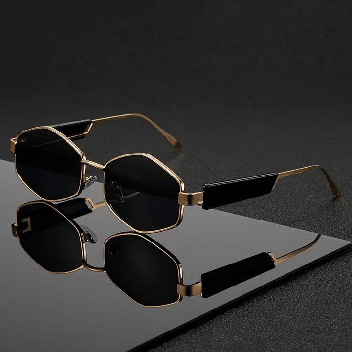 Vega Gold Frame Shades