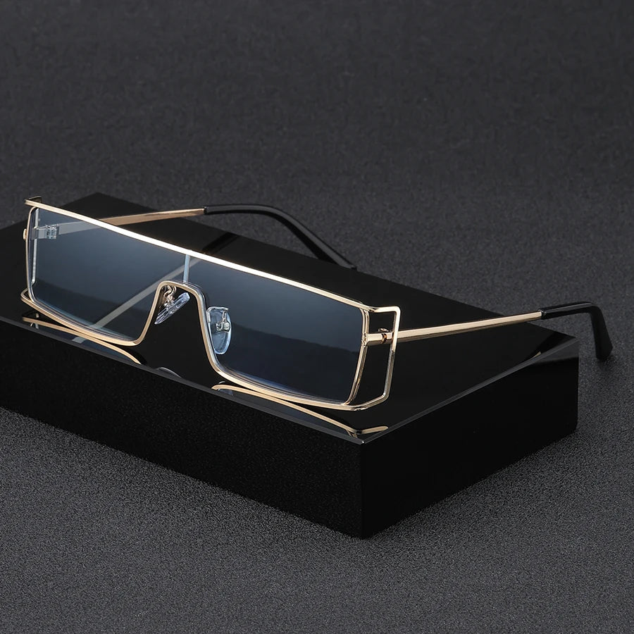 Aeroline Rimless Mirror Sunglasses