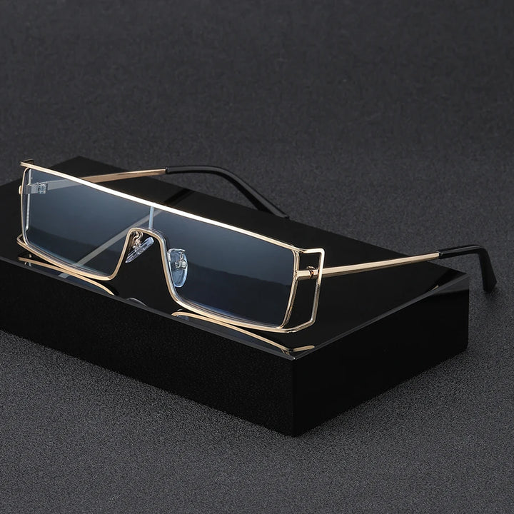 Aeroline Rimless Mirror Sunglasses
