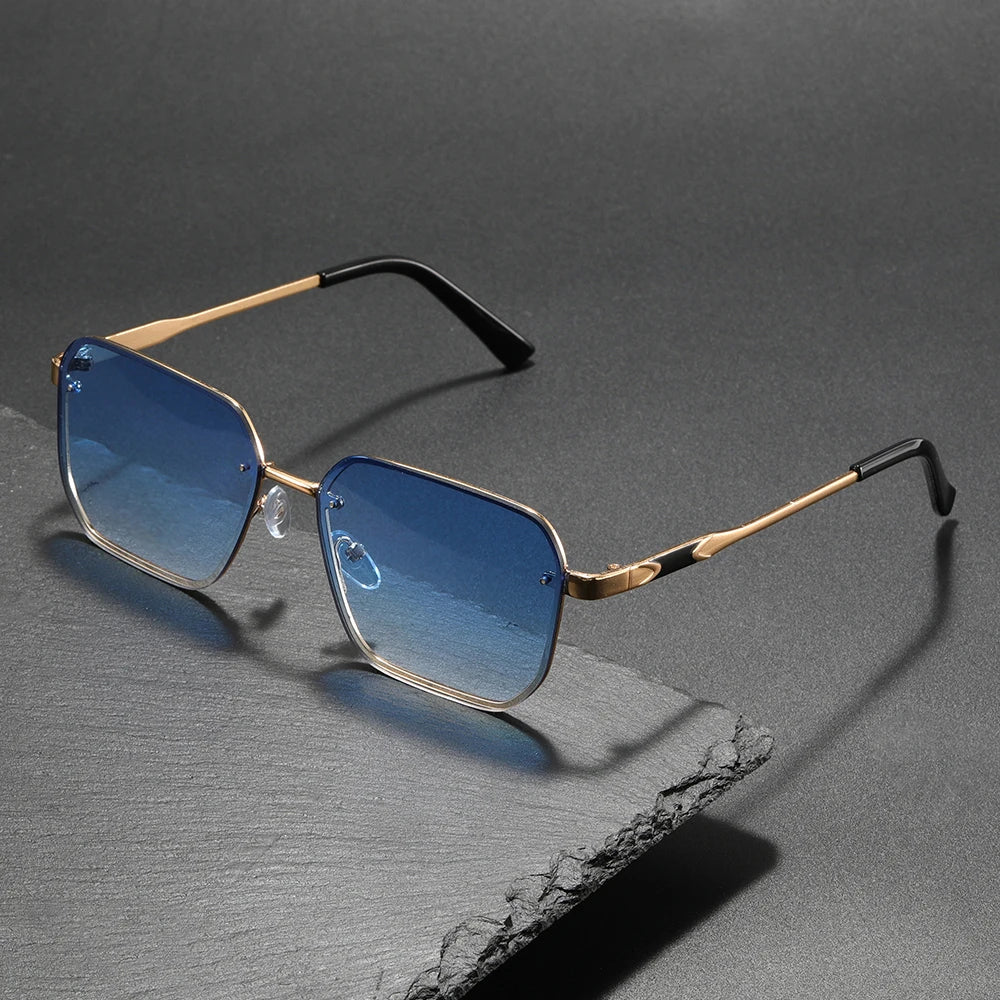 Soleil Gold Gradient Sunglasses