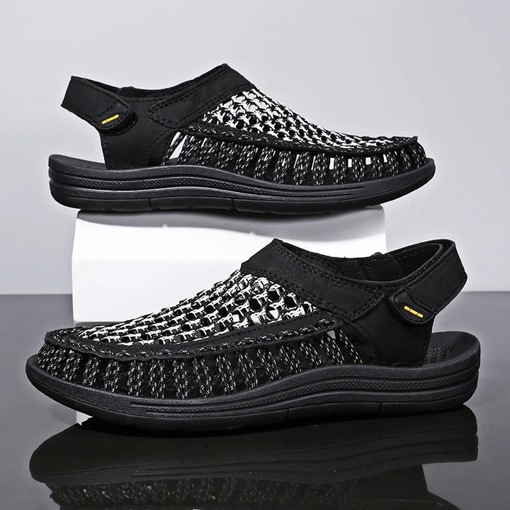 Men's Hand-Woven Beach Sandals | Stylish Casual Outdoor Comfort
