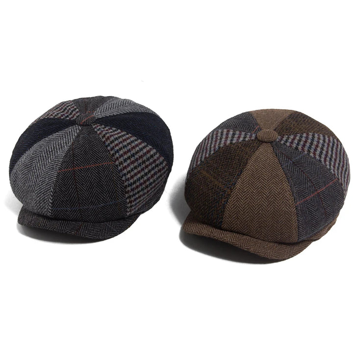 Harrow Patchwork Flat Cap