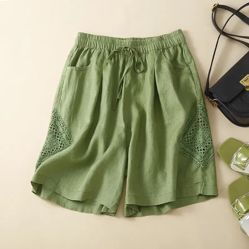 Celeste Elastic Waist Shorts
