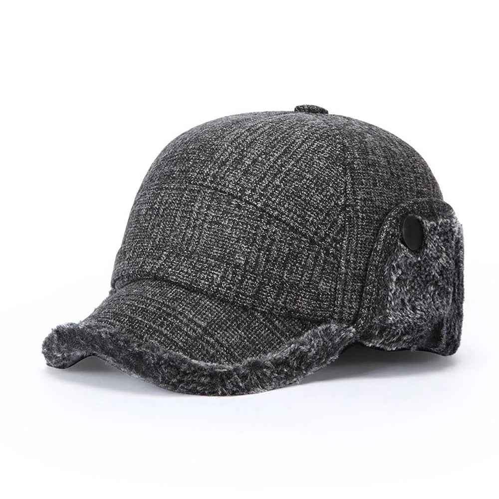 Wycliffe Plaid Earflap Cap