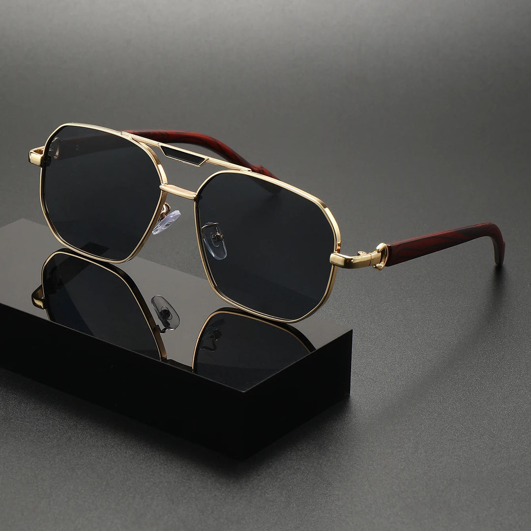Cortessa Woodline Aviator Shades