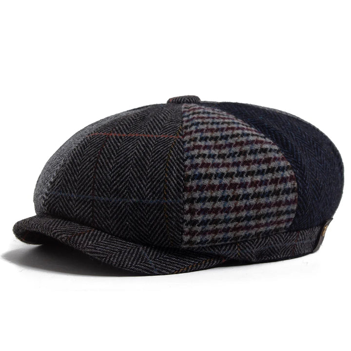 Harrow Patchwork Flat Cap