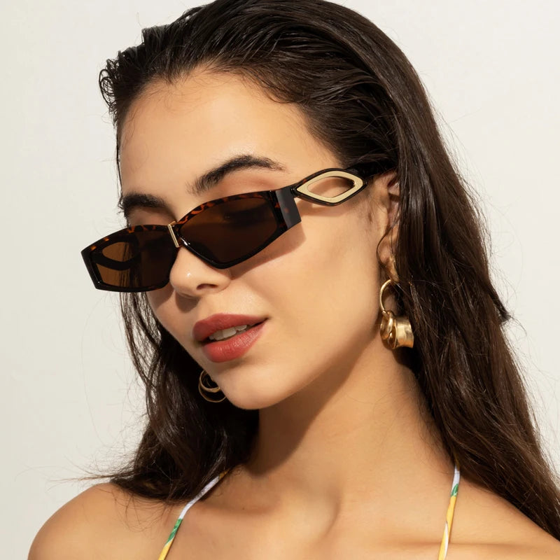 Noir Velisse Sculpted Sunglasses