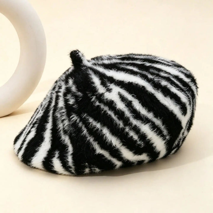 Corielle Zebra Plush Beret