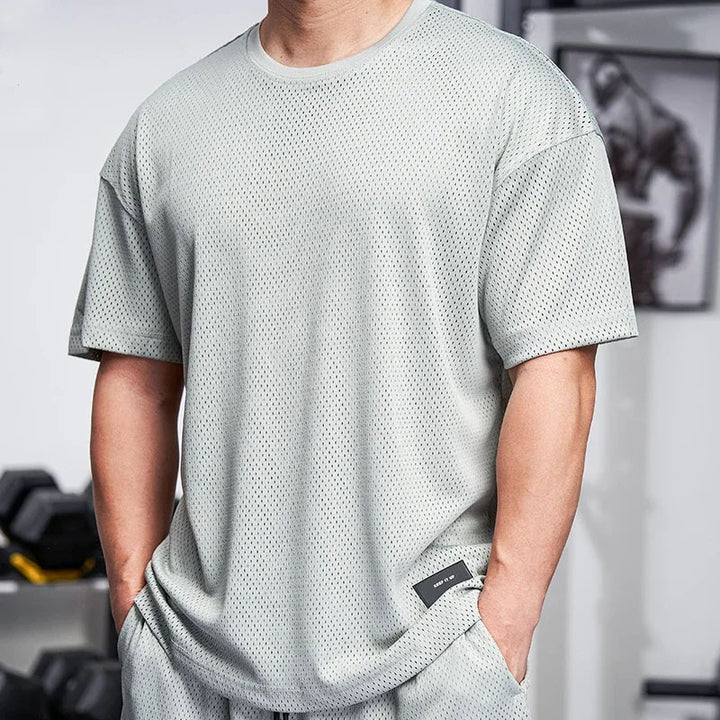 Gridline Mesh Training Tee