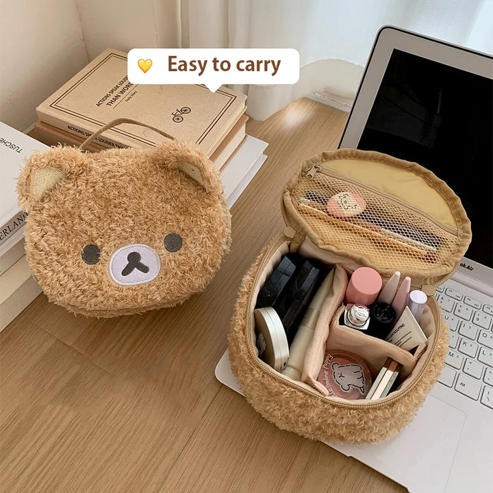 Bearie Plush Makeup Organizer Case