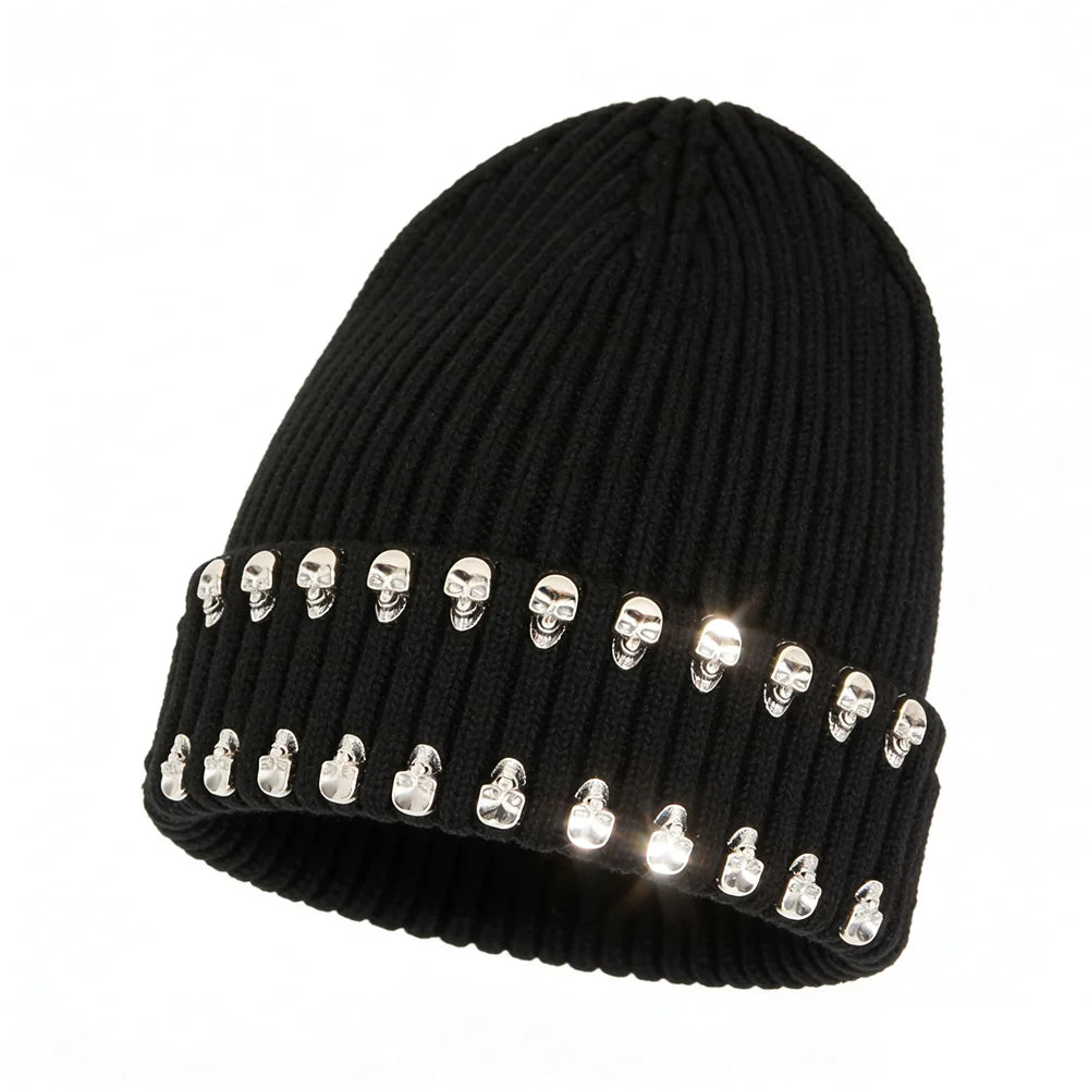 Vexford Skull Stud Beanie