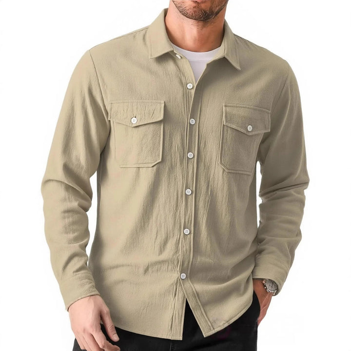 Ashcroft Cotton Linen Shirt Jacket