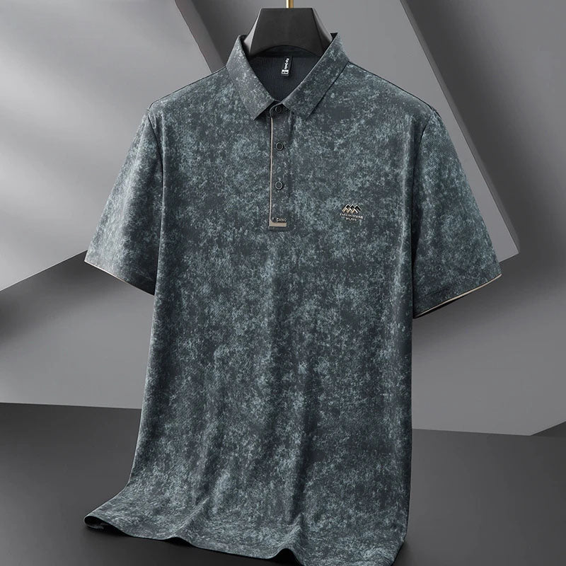 Men's Ice Silk Polo Shirt | Stylish Breathable Summer Essential
