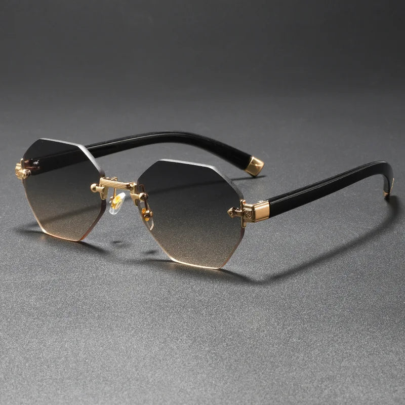Noctra Polygon Rimless Shades