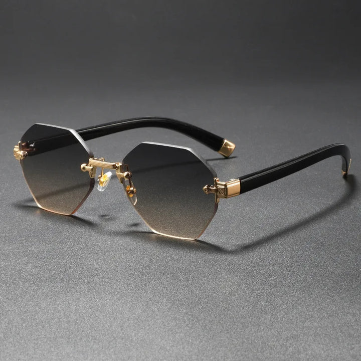Noctra Polygon Rimless Shades