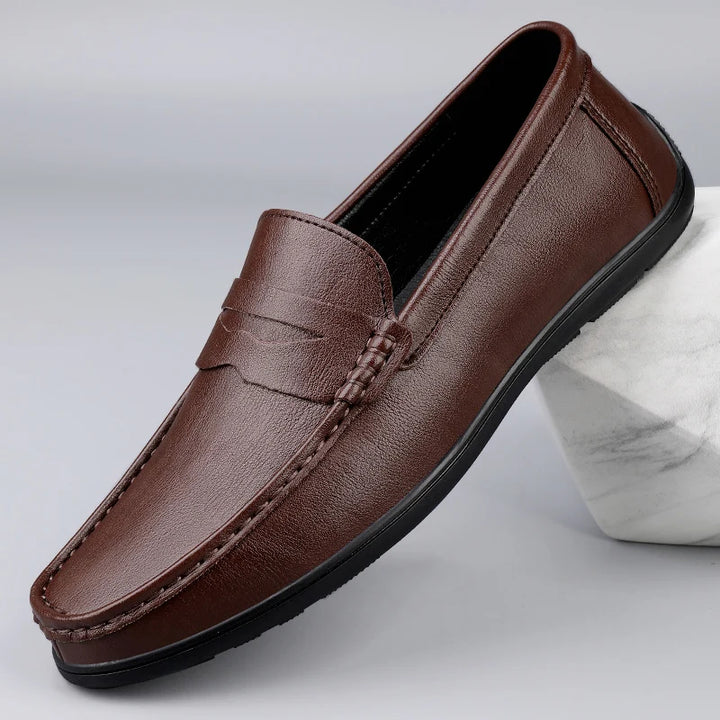 Riverton Leather Penny Loafers