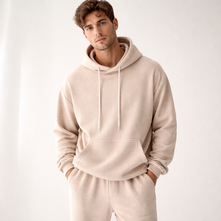 Valen Ridge Ribbed Hoodie