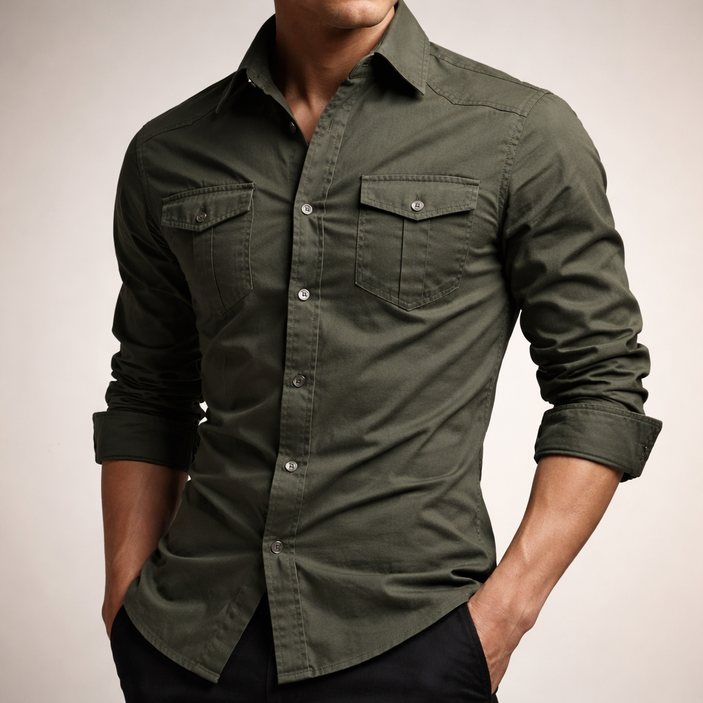 Harrington Field Cotton Shirt