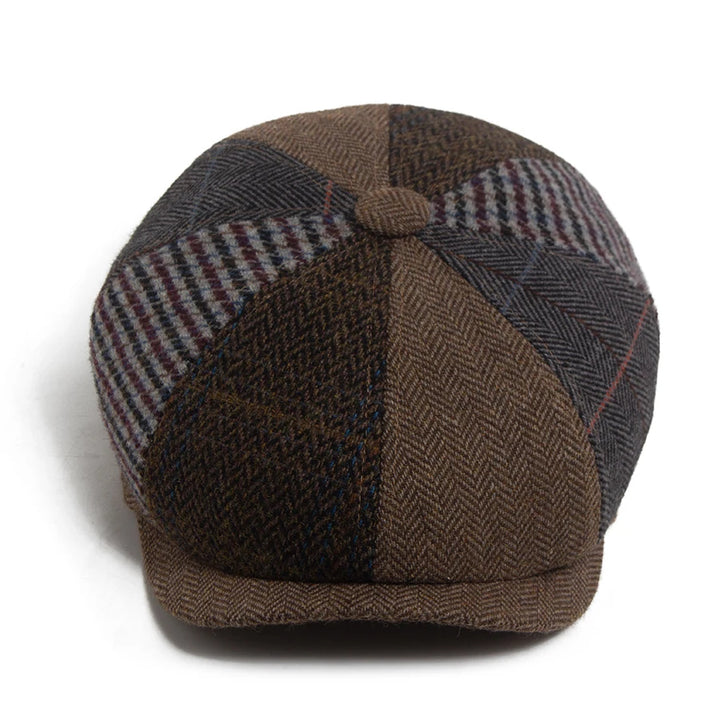 Harrow Patchwork Flat Cap