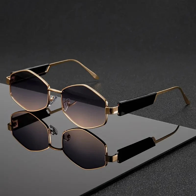 Vega Gold Frame Shades