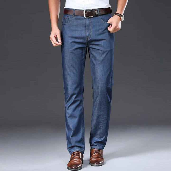 Kingston smart casual jeans with straight-leg denim fit