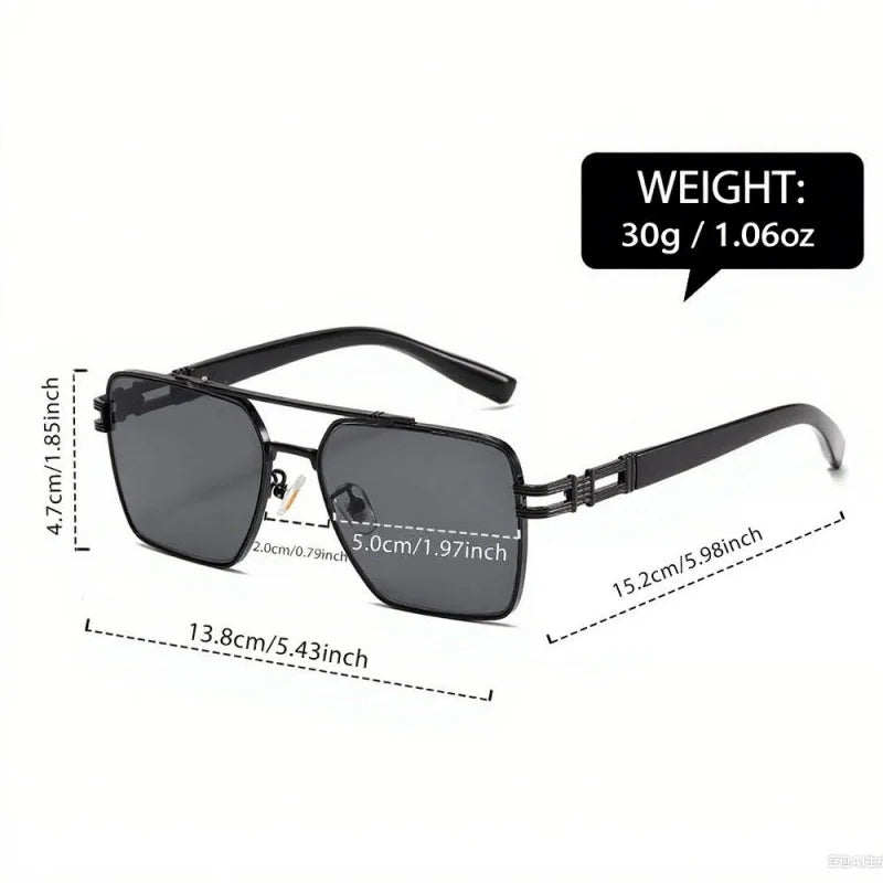 Monaco Steel Halo Sunglasses