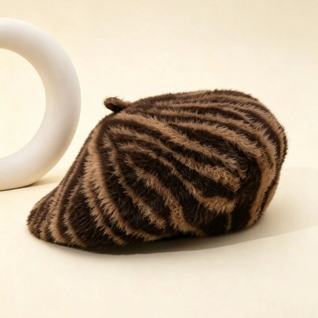 Corielle Zebra Plush Beret