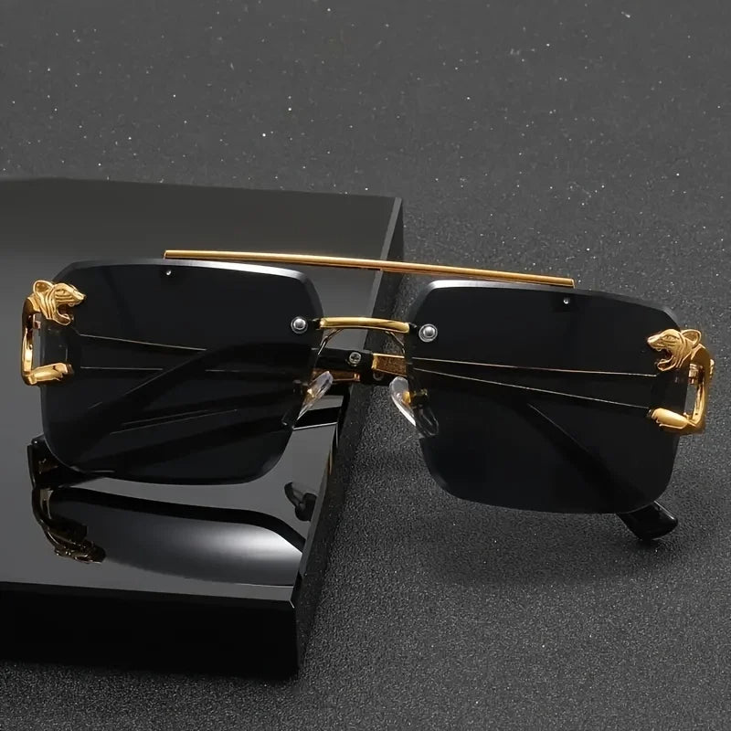 Golden Mirage Frameless Shades